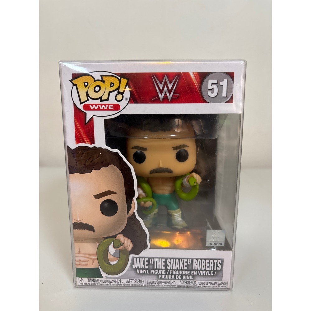 Funko Pop WWE Jake The Snake Roberts 51 Vinyl Figure Wrestling Collectible